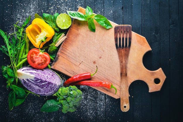 nóż i deska do krojenia